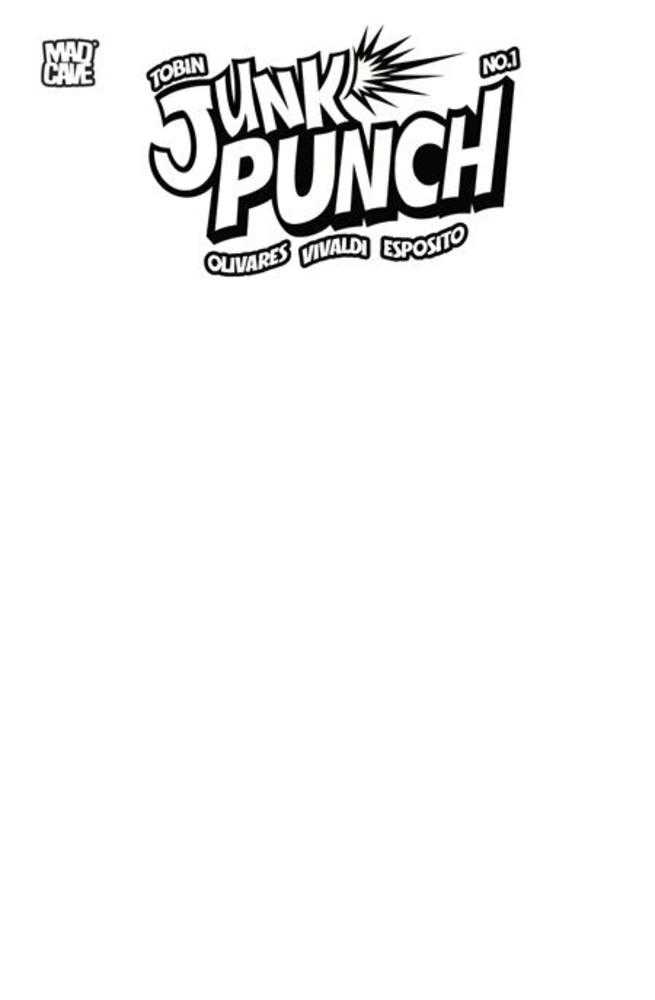 Junk Punch 1 (Of 5) Cover D Blank Sketch Variant (Mature) - gabescaveccc