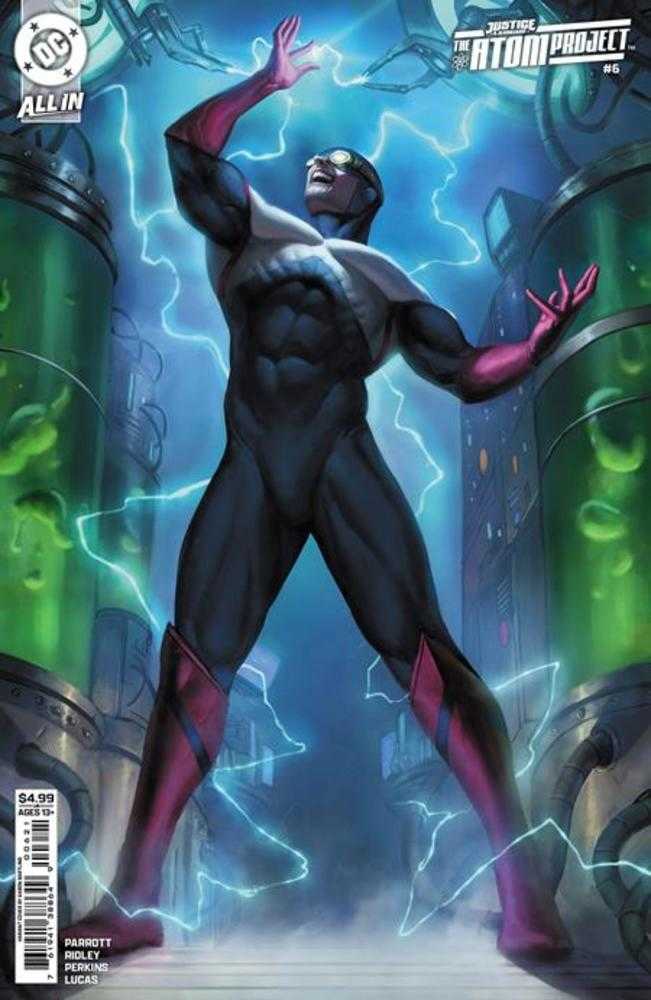 Justice League The Atom Project 6 (Of 6) Cover B Aaron Bartling Card Stock Variant - gabescaveccc