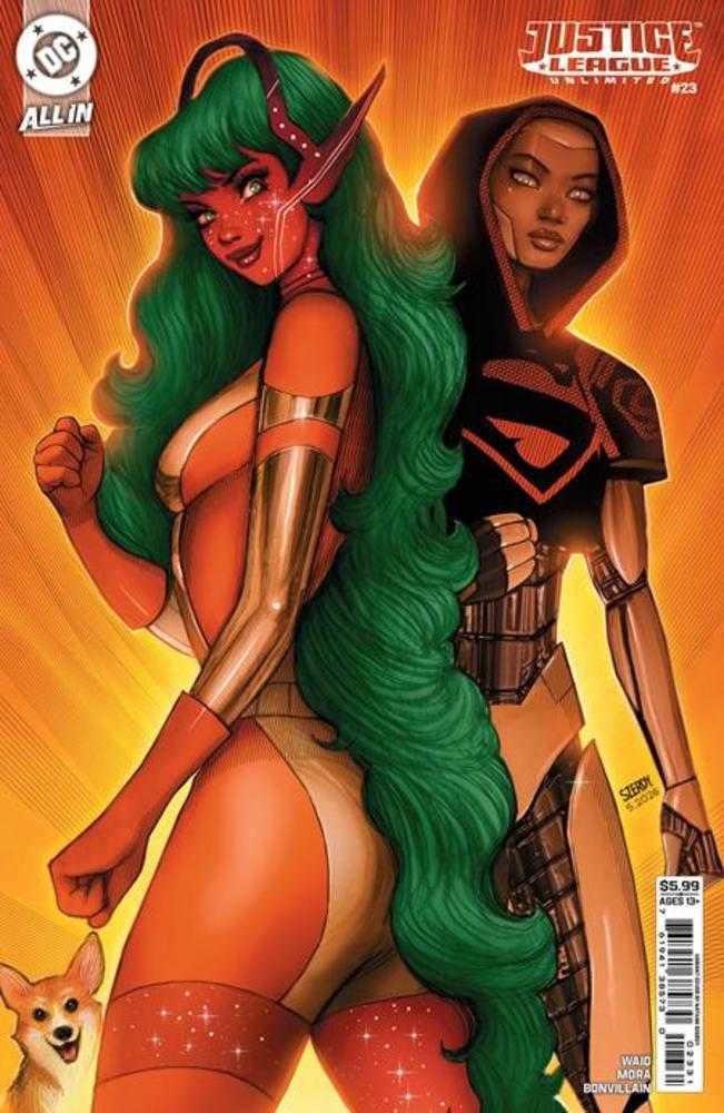 Justice League Unlimited 23 Cover C Nathan Szerdy Card Stock Variant - gabescaveccc