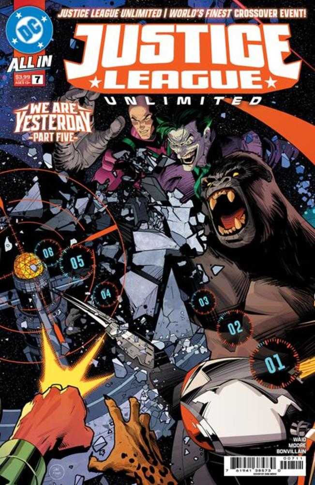 Justice League Unlimited 7 Cover A Dan Mora Connecting (We Are Yesterday) - gabescaveccc