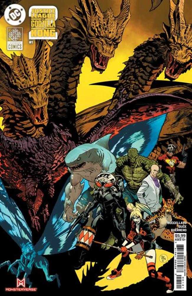 Justice League vs Godzilla vs Kong 2 1 (Of 7) Cover B Dan Mora Card Stock Variant - gabescaveccc