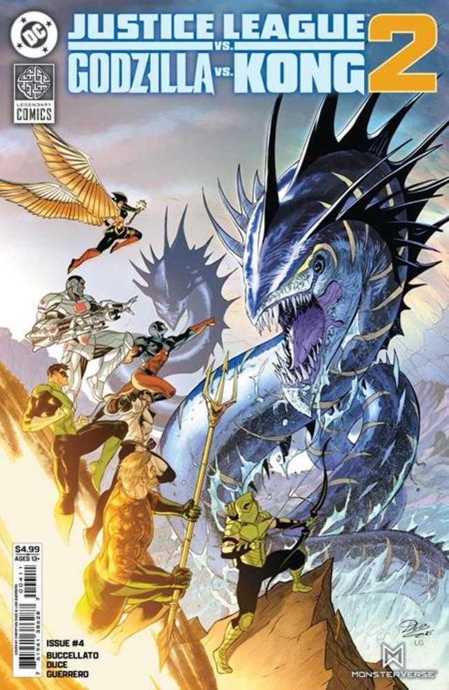 Justice League vs Godzilla vs Kong 2 4 (Of 7) Cover A Christian Duce - gabescaveccc