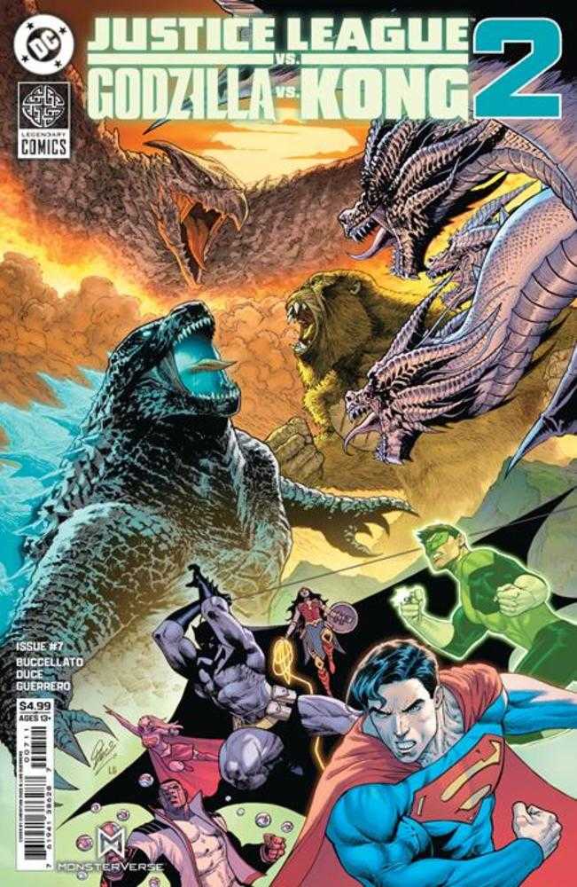 Justice League vs Godzilla vs Kong 2 7 (Of 7) Cover A Christian Duce - gabescaveccc