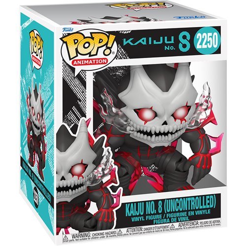 Kaiju No. 8 (Uncontrolled) Super 6 1/2 - Inch Pop! Vinyl Figure 2250 - gabescaveccc