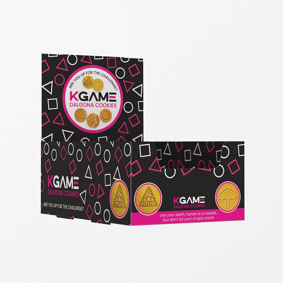 KGAME Dalgona Cookie Tin (2 Cookies) Squid Game - gabescaveccc