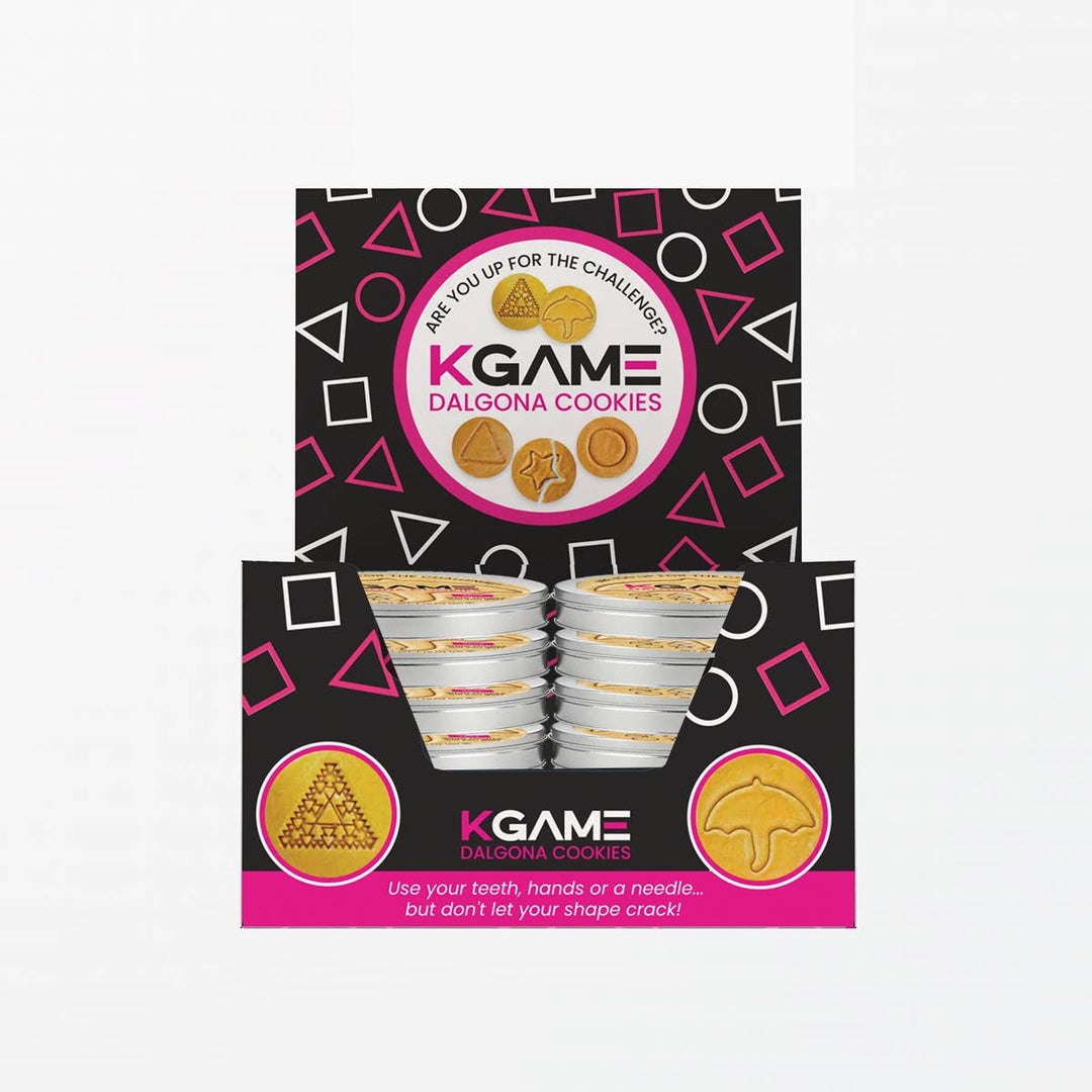 KGAME Dalgona Cookie Tin (2 Cookies) Squid Game - gabescaveccc