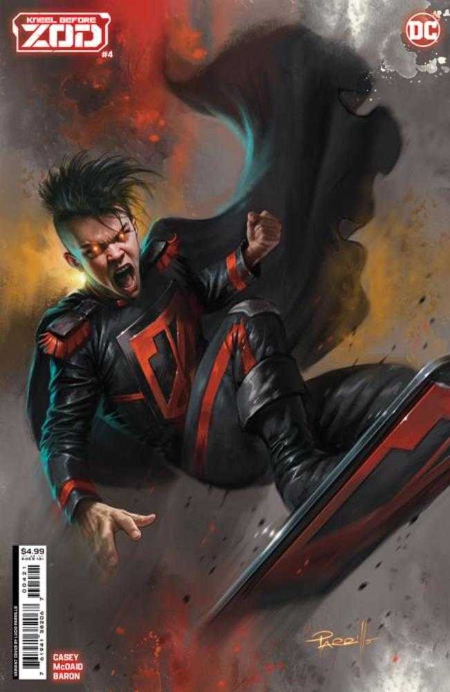Kneel Before Zod #4 (Of 12) Cover B Lucio Parrillo Card Stock Variant - gabescaveccc