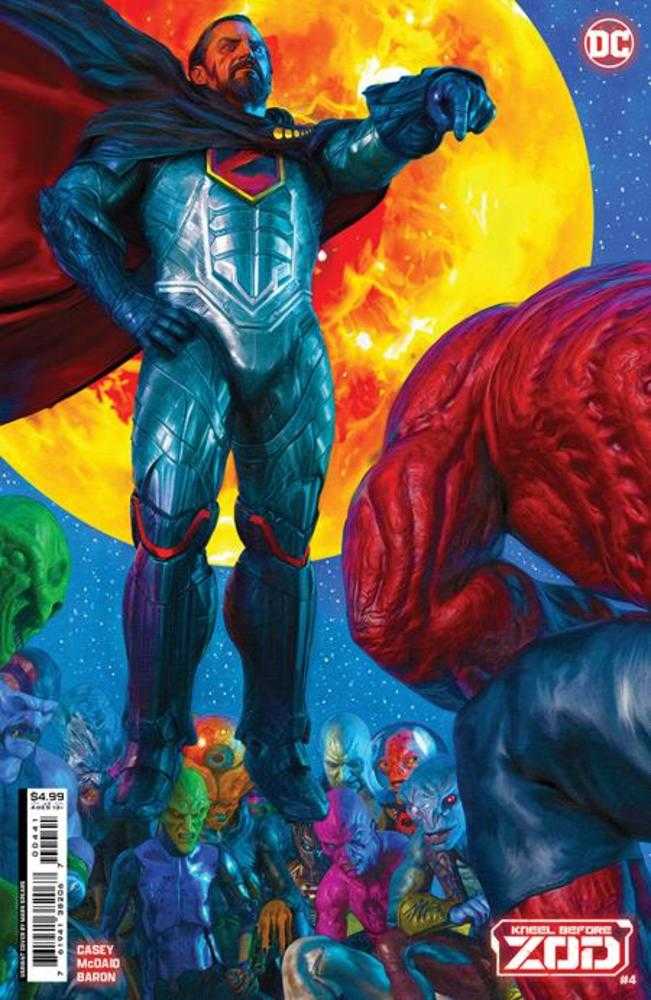 Kneel Before Zod #4 (Of 12) Cover C Mark Spears Card Stock Variant - gabescaveccc