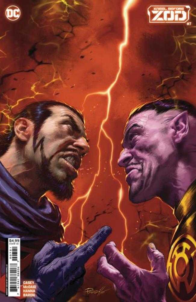 Kneel Before Zod #7 (Of 12) Cover B Lucio Parrillo Card Stock Variant - gabescaveccc