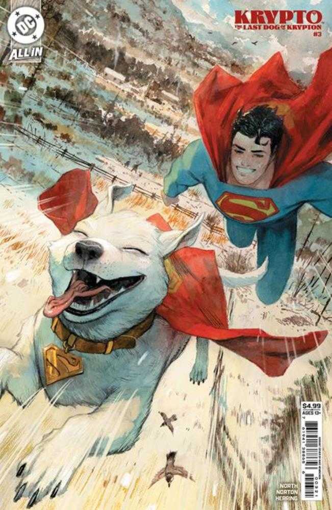 Krypto The Last Dog Of Krypton 3 (Of 5) Cover B Niko Henrichon Card Stock Variant - gabescaveccc