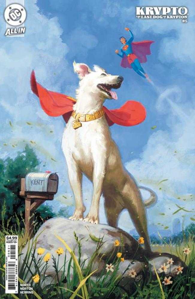 Krypto The Last Dog Of Krypton 5 (Of 5) Cover B David Talaski Card Stock Variant - gabescaveccc