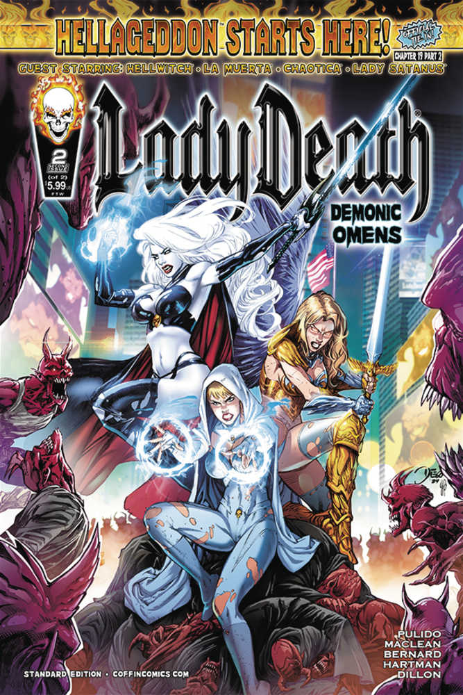 Lady Death Demonic Omens #2 (Of 2) Cover A Bernard Standard (M - gabescaveccc