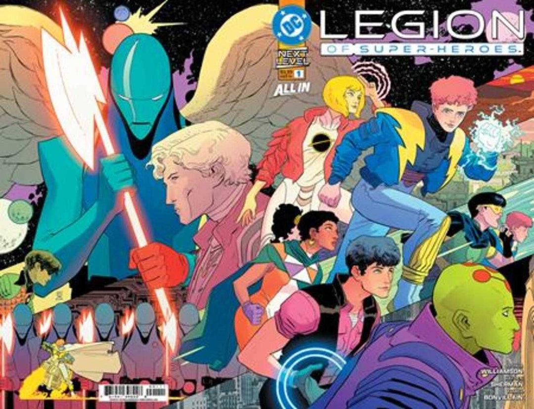 Legion Of Super Heroes 1 Cover A Hayden Sherman Wraparound - gabescaveccc