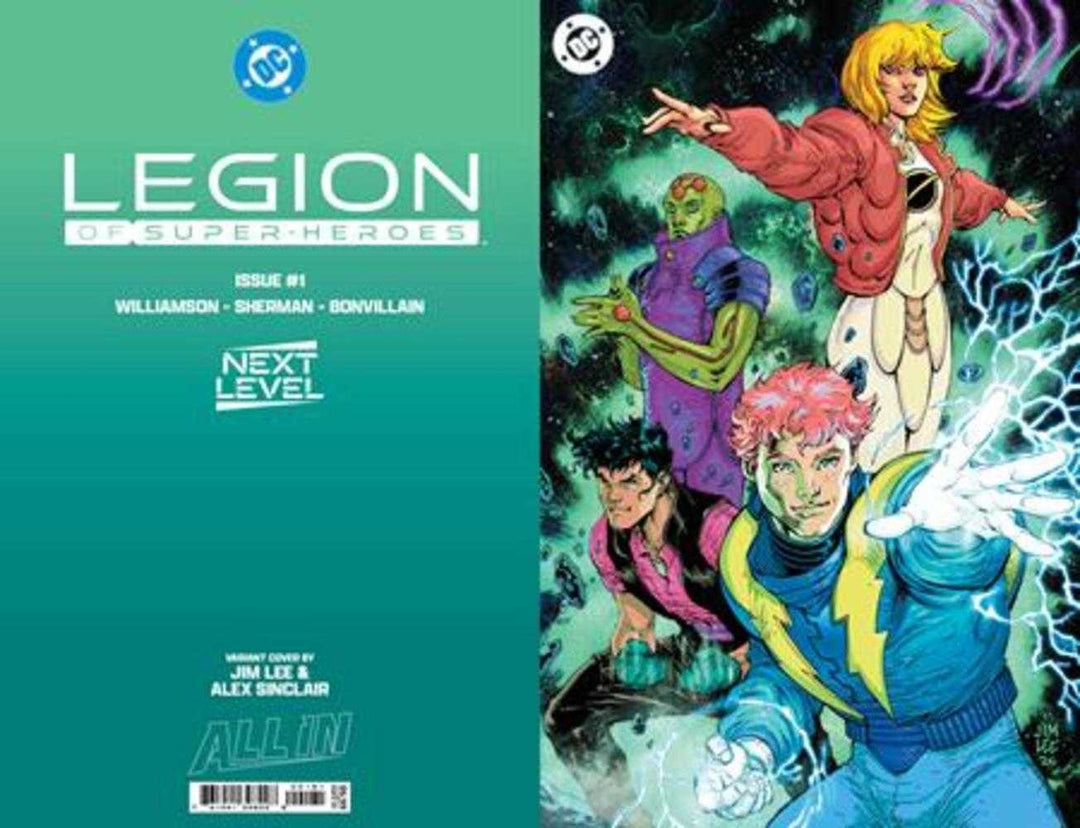 Legion Of Super Heroes 1 Cover G Jim Lee Foil Variant - gabescaveccc