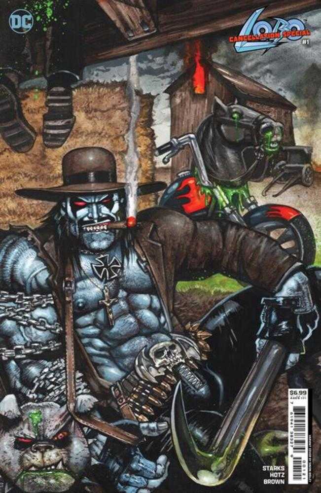 Lobo Cancellation Special #1 (One Shot) Cover B Simon Bisley After Dark Card Stock Variant (Mature) - gabescaveccc