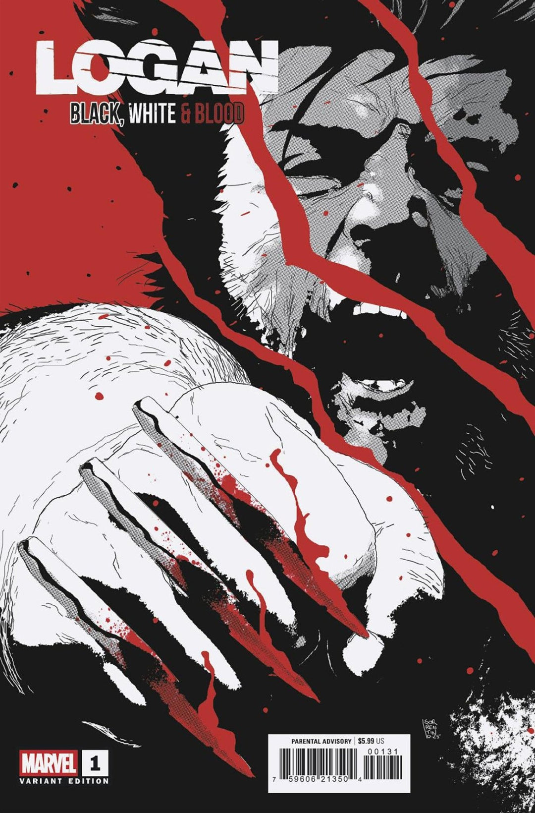 Logan: Black, White & Blood 1 Andrea Sorrentino Variant - gabescaveccc