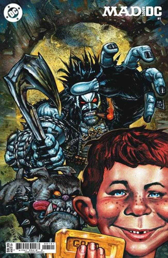 Mad About DC 1 (One Shot) Cover B Simon Bisley Card Stock Variant - gabescaveccc