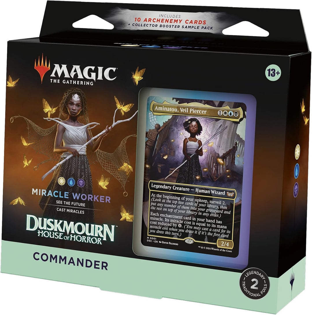 Magic: The Gathering Duskmourn: House of Horror Commander Deck - Miracle Worker - gabescaveccc