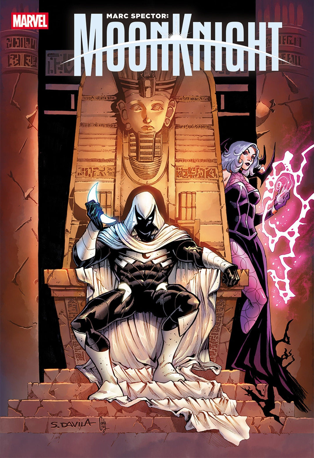 Marc Spector: Moon Knight 7 Sergio Davila Variant - gabescaveccc