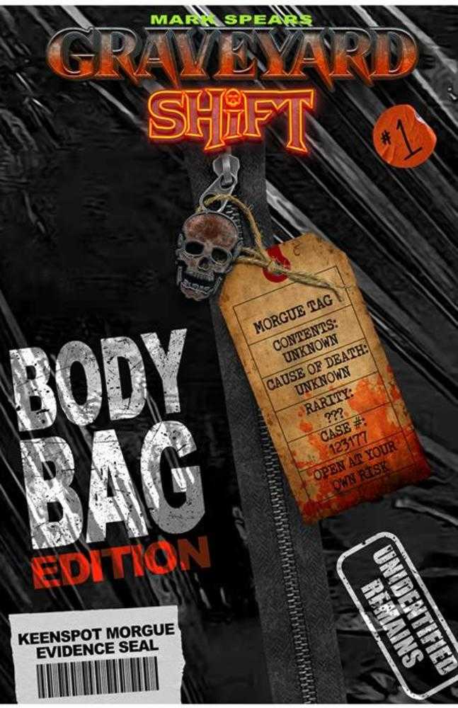 Mark Spears Graveyard Shift #1 Cover D Mark Spears Body Bag Edition Blind Bag With Bonus Trading Card Variant - gabescaveccc
