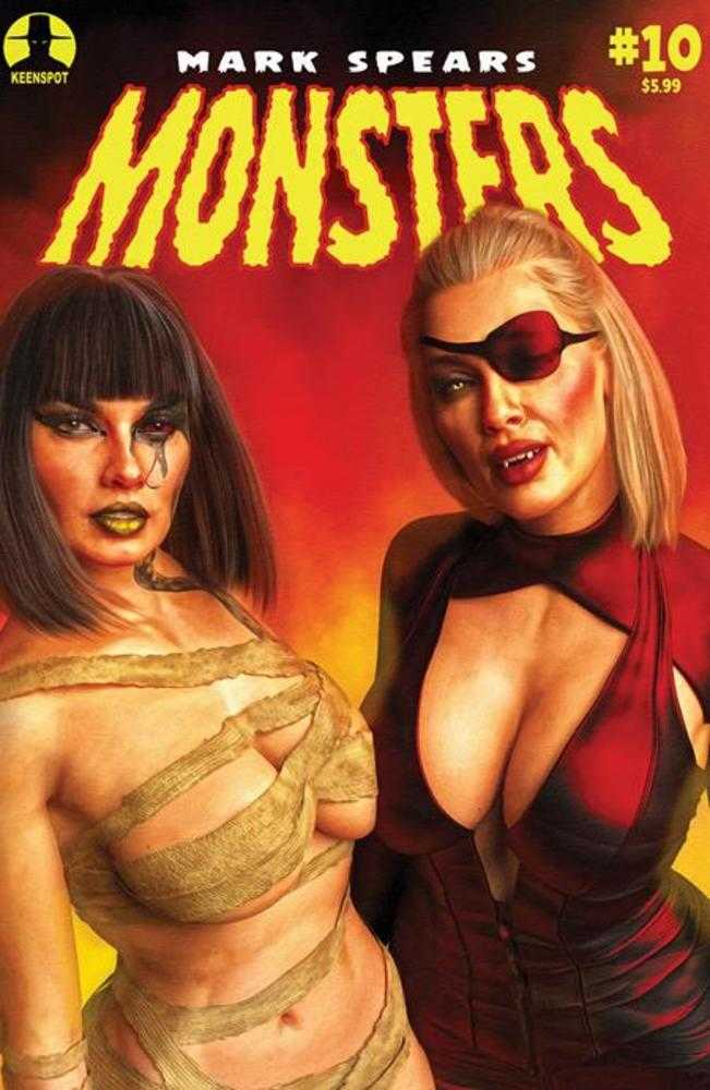 Mark Spears Monsters 10 Cover D Mark Spears Blood & Beauty Variant - gabescaveccc