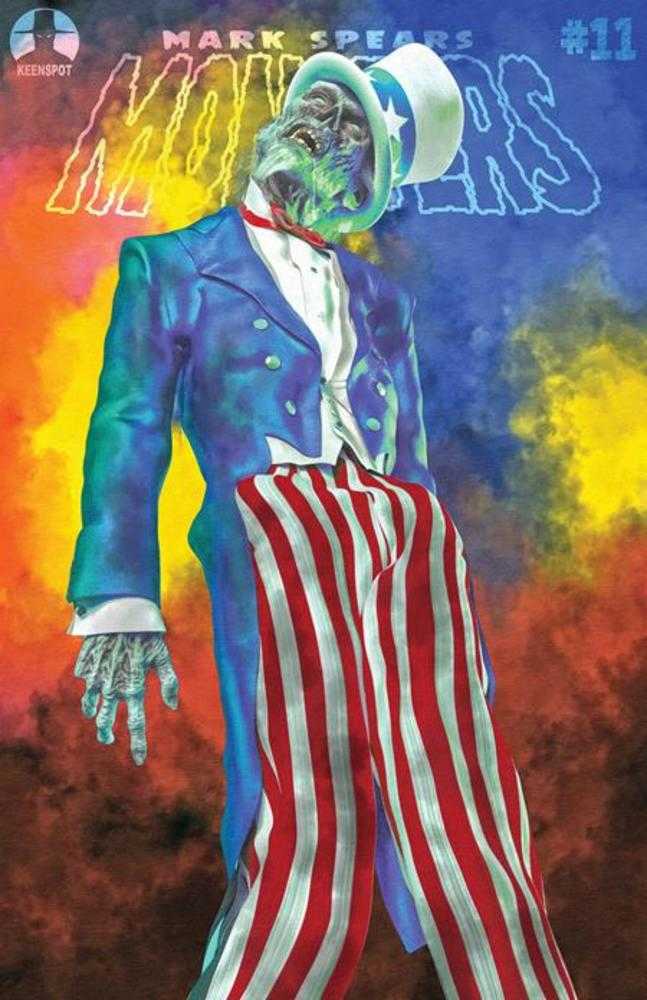 Mark Spears Monsters 11 Cover D Mark Spears Red White & Dead Variant - gabescaveccc