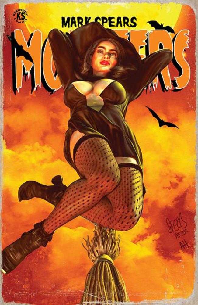 Mark Spears Monsters 7 Cover B Mark Spears Hexy The Witch JSA Classified 1 Homage Variant - gabescaveccc