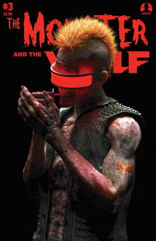 Mark Spears Monsters The Monster & The Wolf 3 Cover D Mark Spears Punk Variant - gabescaveccc