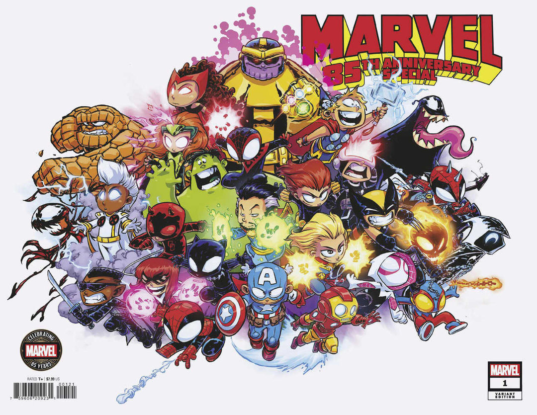 Marvel 85th Anniversary Special #1 Skottie Young Wraparound Variant - gabescaveccc