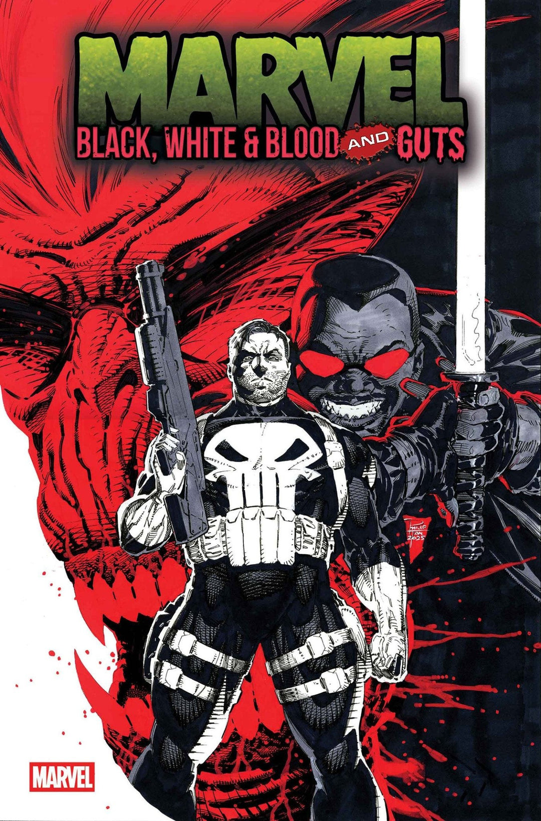 Marvel: Black, White & Blood And Guts 3 - gabescaveccc