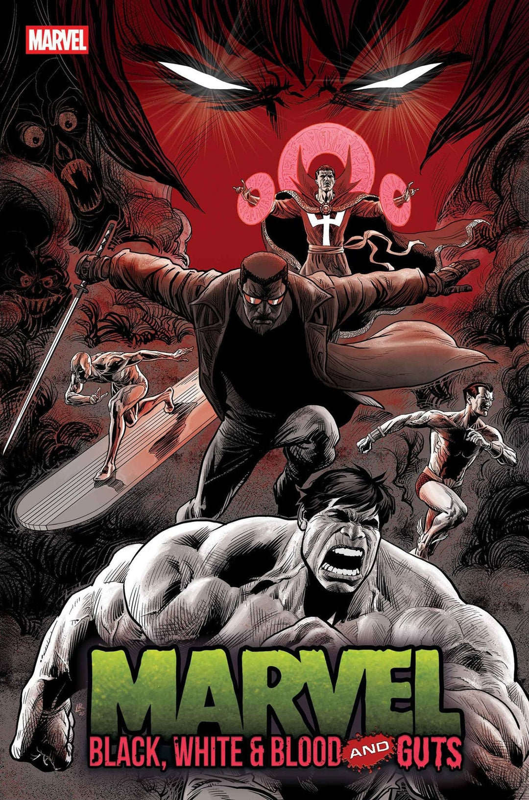 Marvel: Black, White & Blood And Guts 4 - gabescaveccc
