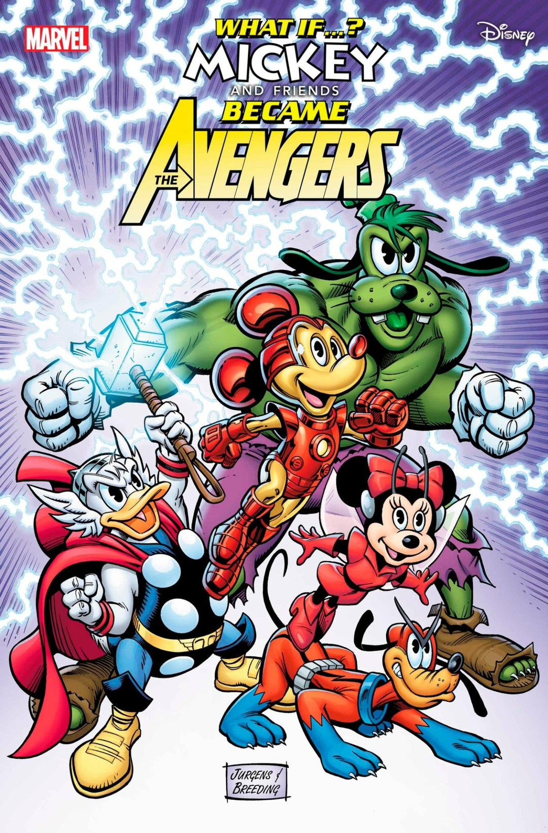 Marvel & Disney: What If...? Mickey & Friends Became The Avengers #1 Dan Jurgens Variant - gabescaveccc