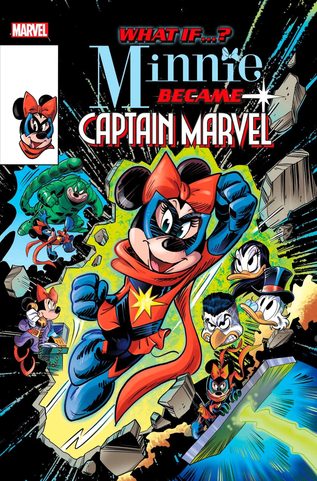 Marvel & Disney: What If...? Minnie Became Captain Marvel #1 - gabescaveccc