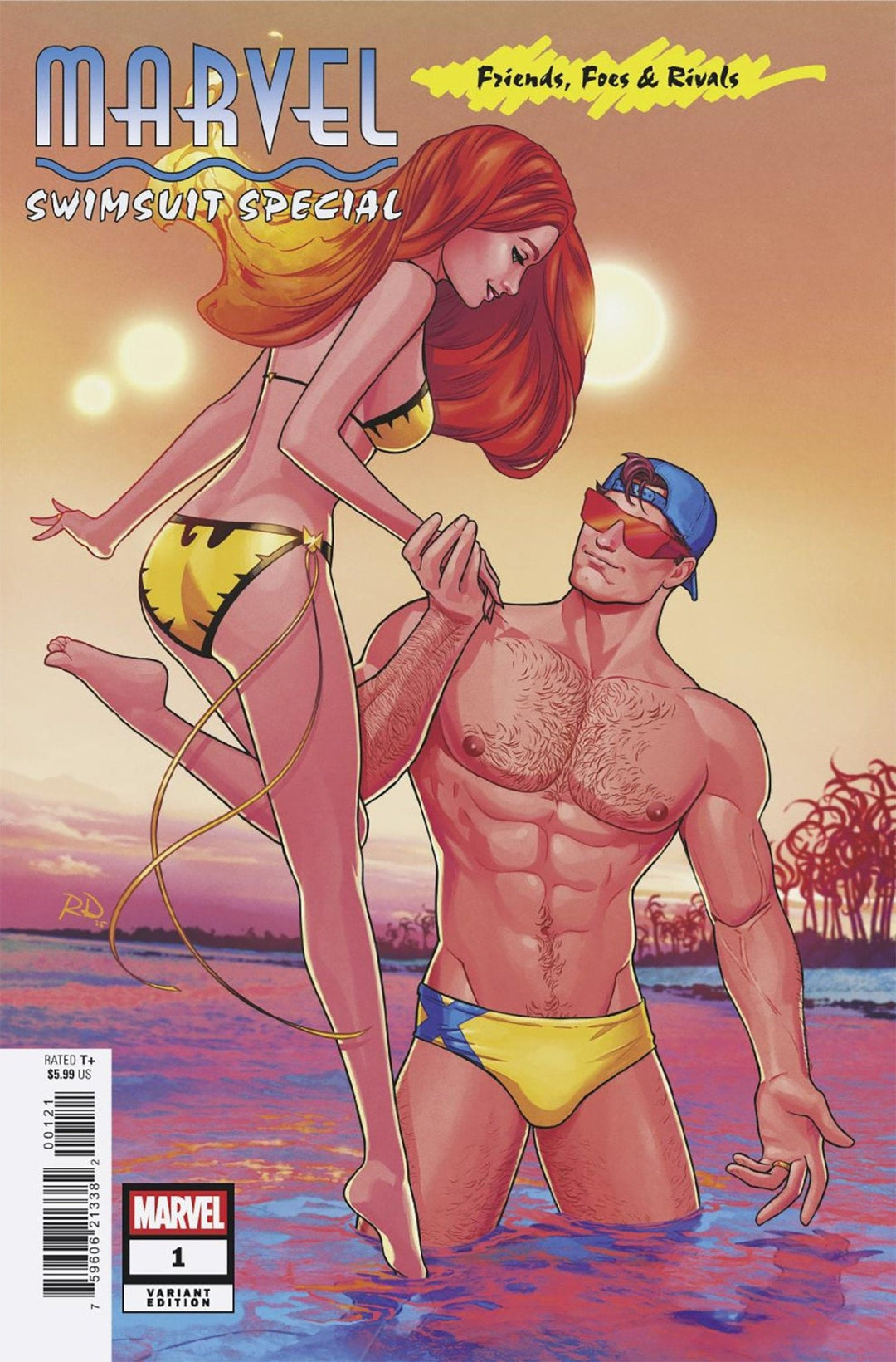 Marvel Swimsuit Special: Friends, Foes & Rivals 1 Russell Dauterman Variant - gabescaveccc