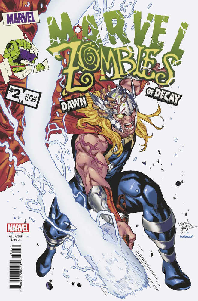 Marvel Zombies: Dawn Of Decay #2 Carlos Gomez Homage Variant - gabescaveccc