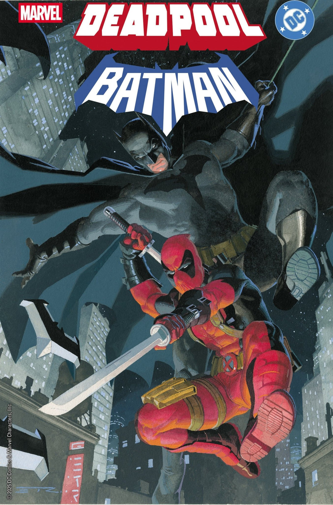 Marvel/DC: Deadpool/Batman 1 Esad Ribic Variant - gabescaveccc