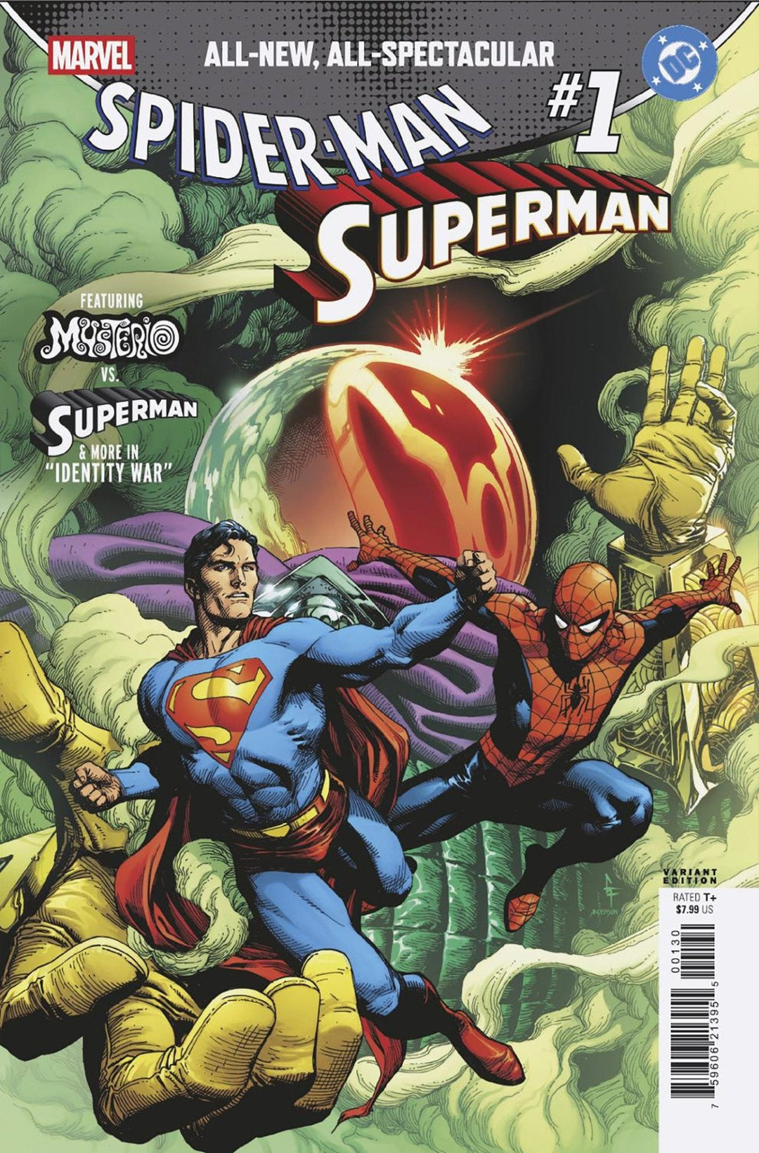 Marvel/DC: Spider - Man/Superman 1 Gary Frank Variant - gabescaveccc