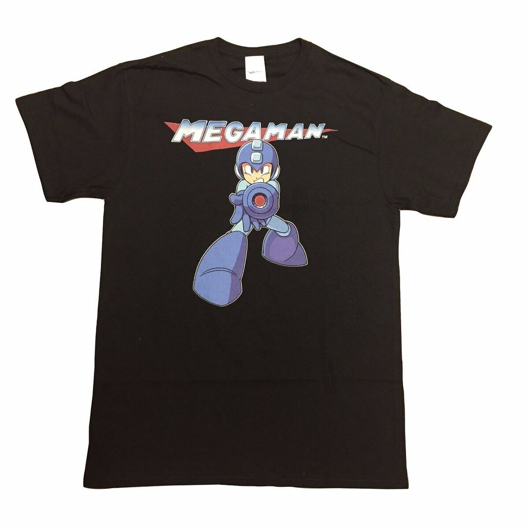 Mega Man Take Aim Gamer Adult T-Shirt - gabescaveccc