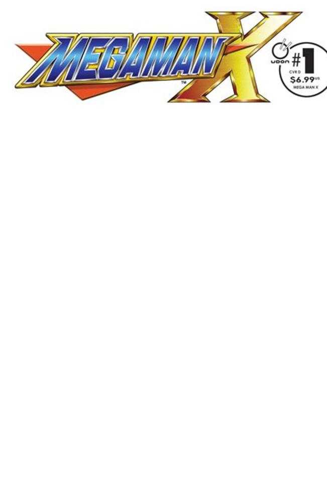 Mega Man X 1 (Of 5) Cover D Blank Sketch Variant - gabescaveccc