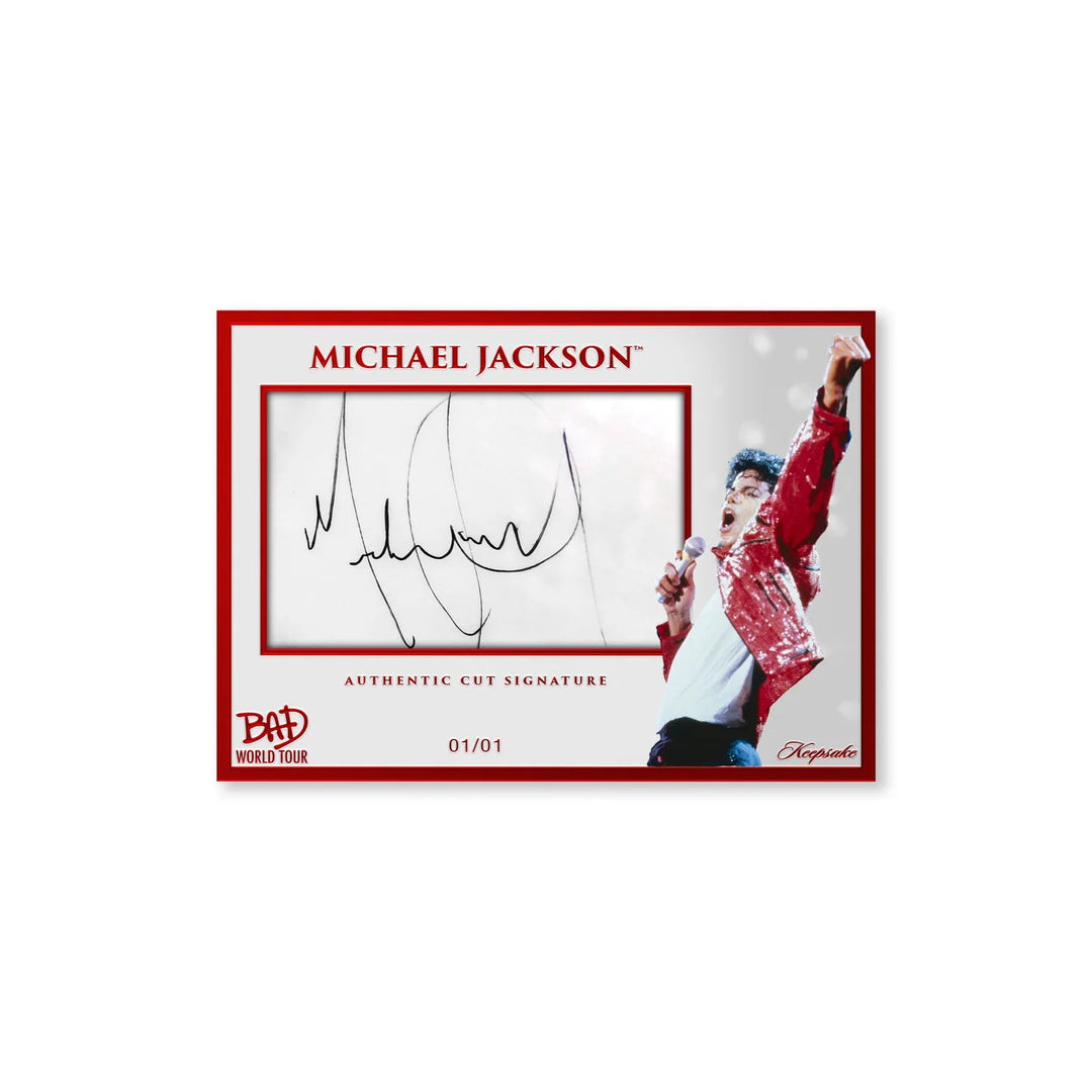Michael Jackson Bad World Tour Keepsake Premiere Hobby Box - gabescaveccc