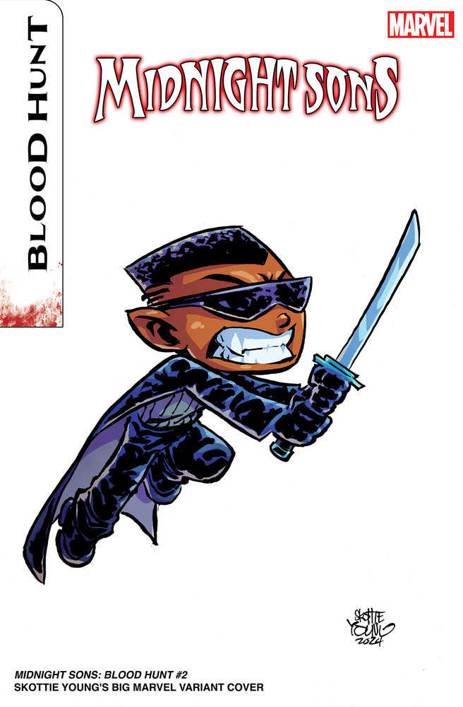 Midnight Sons: Blood Hunt #2 Skottie Young'S Big Marvel Variant [Bh] - gabescaveccc