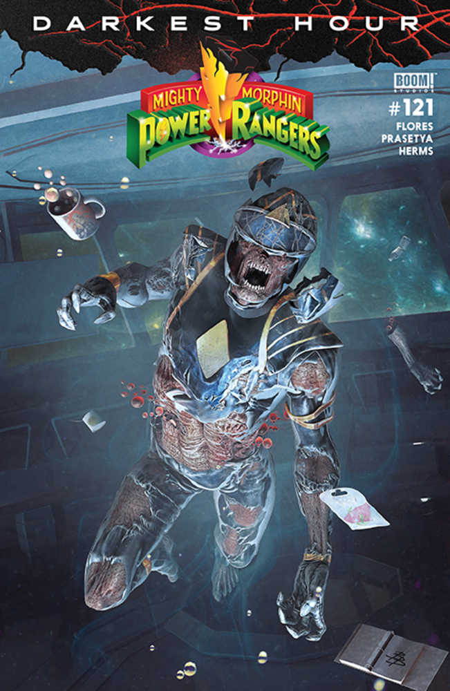 Mighty Morphin Power Rangers #121 Cover B Dark Grid Barends (C - gabescaveccc