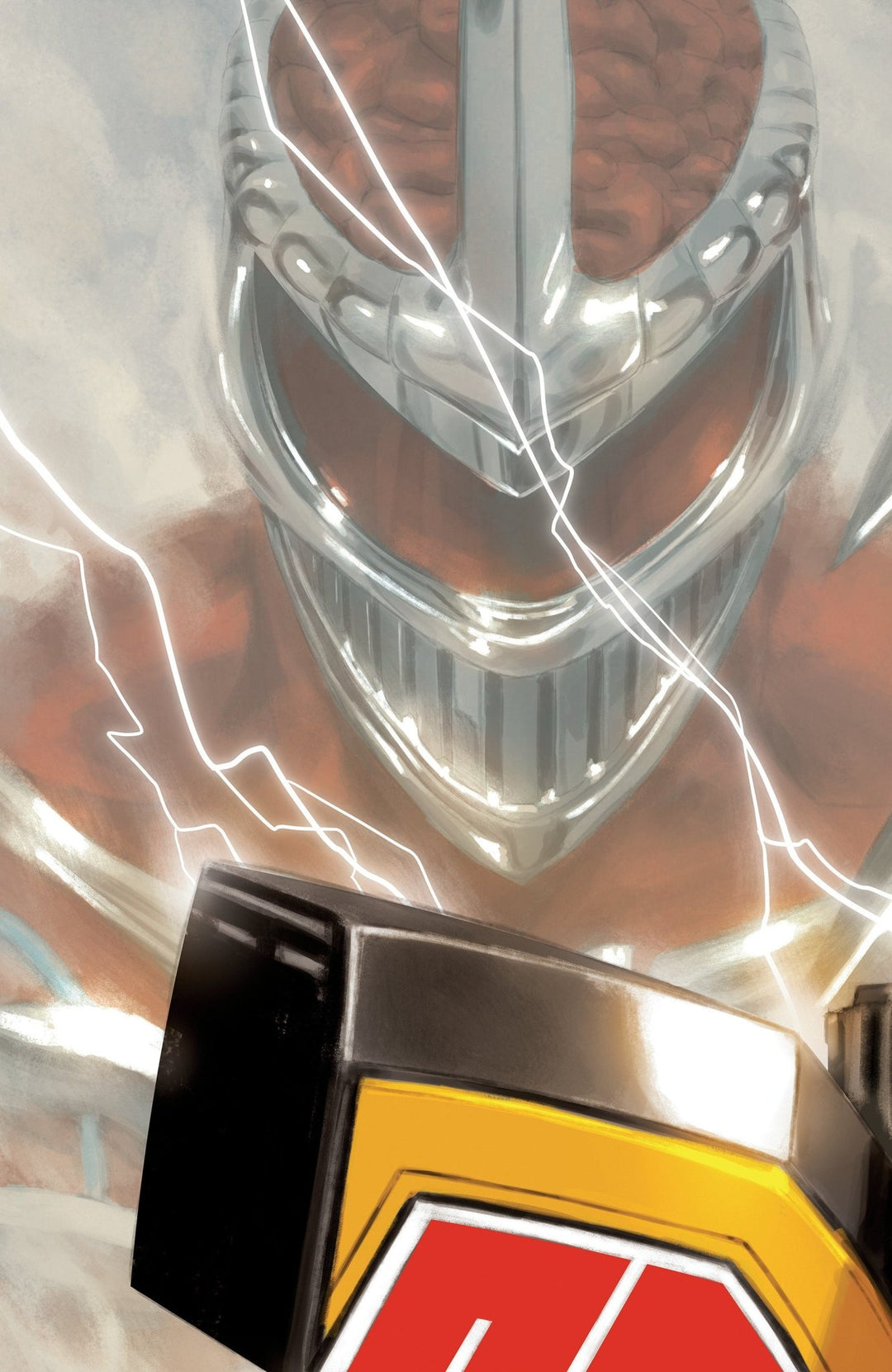 Mighty Morphin Power Rangers (2026) 1 C Megazord Connecting Variant (Full Art, Mercado) - gabescaveccc