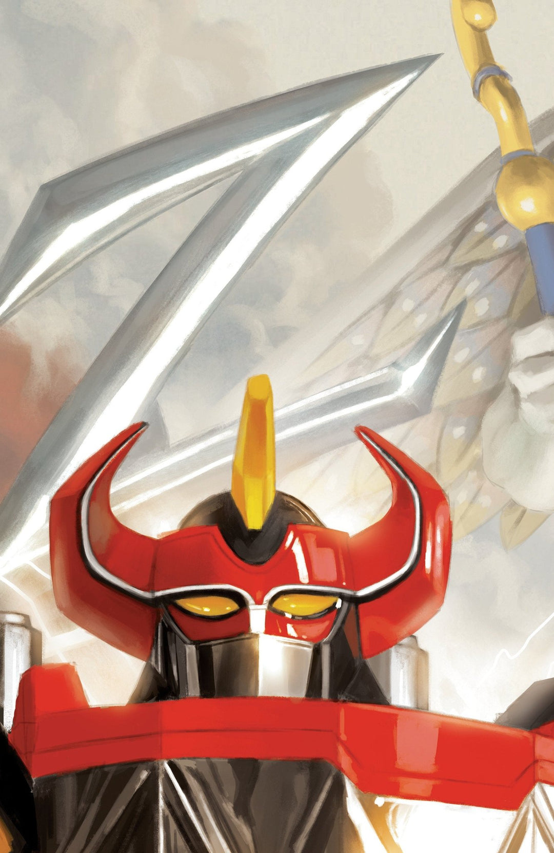Mighty Morphin Power Rangers (2026) 2 C Megazord Connecting Variant (Full Art, Mercado) - gabescaveccc