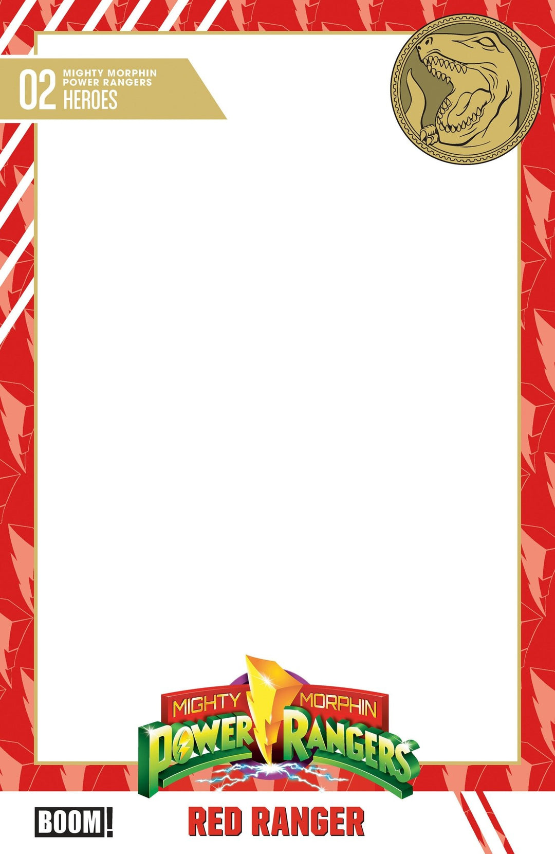 Mighty Morphin Power Rangers (2026) 2 D Trading Card Blank Sketch Variant - gabescaveccc