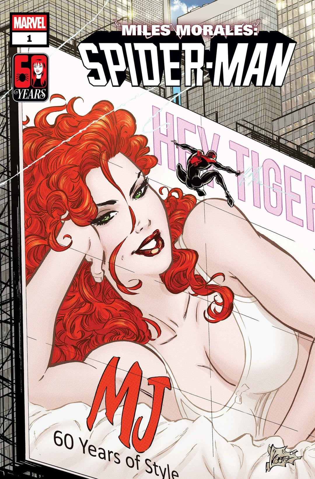 Miles Morales: Spider-Man 1 Kaare Andrews Mary Jane Watson Variant - gabescaveccc