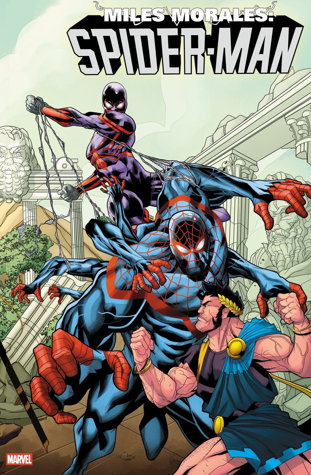 Miles Morales: Spider - Man 36 Logan Lubera 5 - Part Connecting Variant - gabescaveccc
