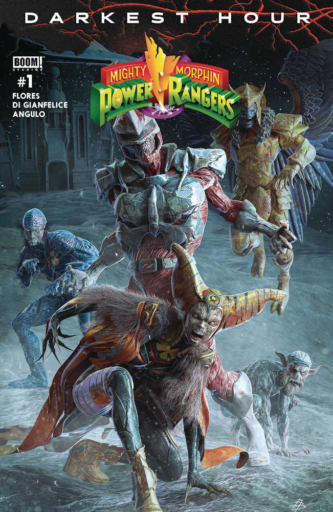 MMPR Darkest Hour #1 Cover C Dark Grid Barends - gabescaveccc