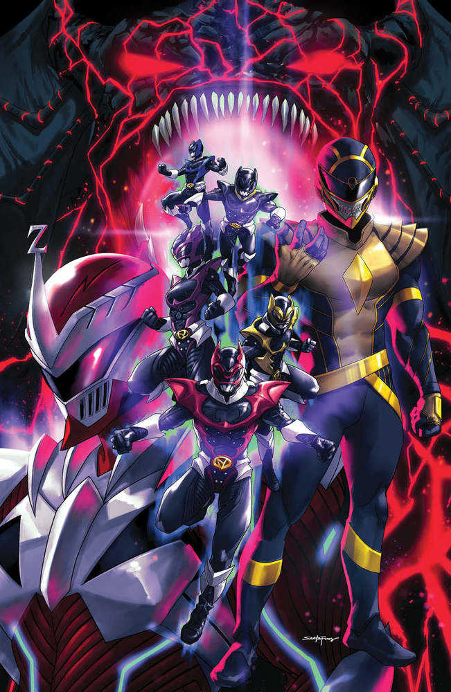 MMPR Darkest Hour #1 Cover E Spoiler Variant Fung - gabescaveccc