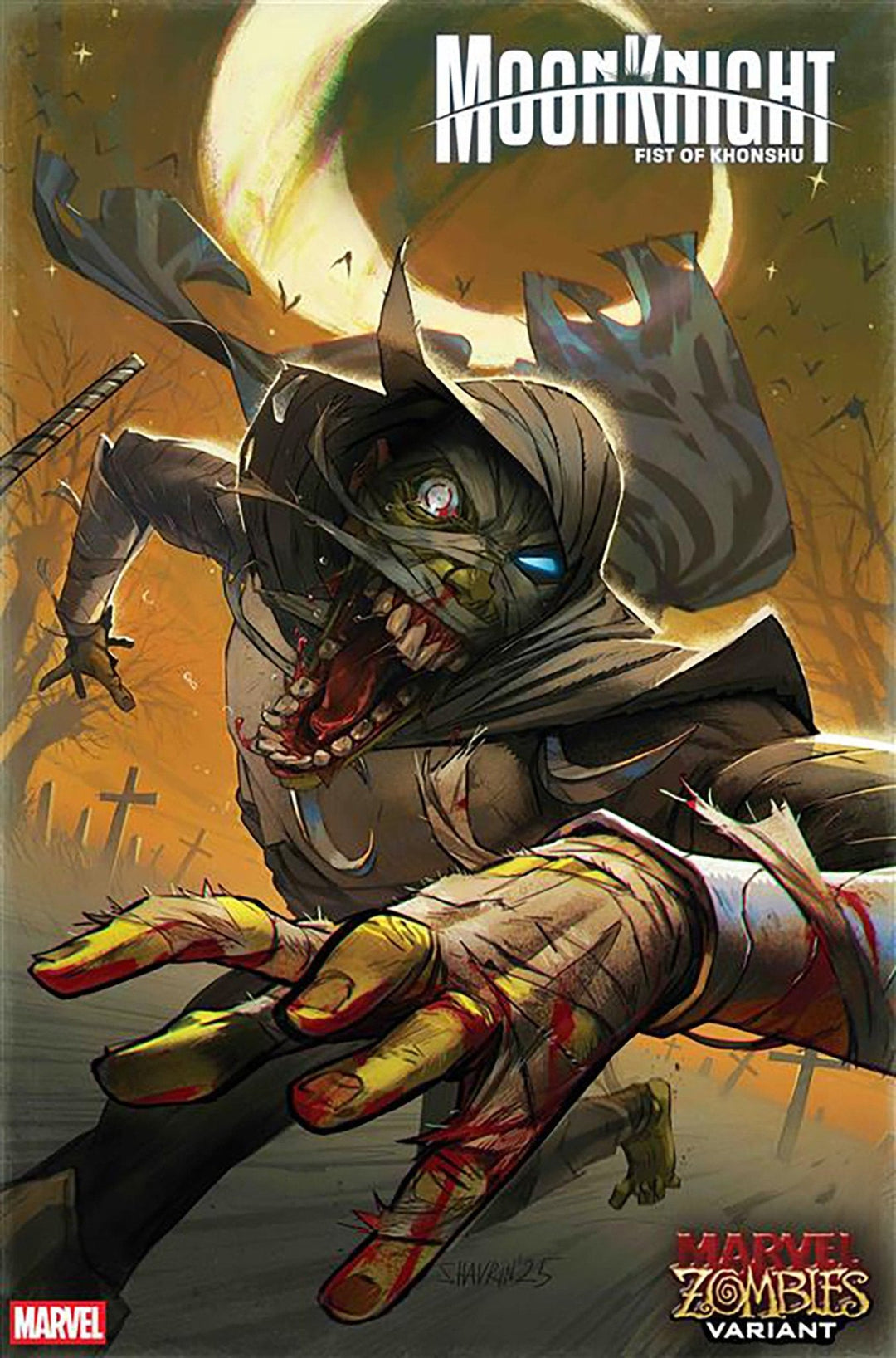Moon Knight: Fist Of Khonshu 13 Ivan Shavrin Marvel Zombies Variant - gabescaveccc